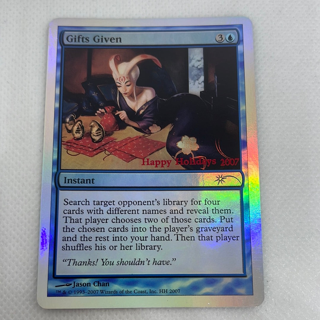 Gifts Given - WOTC Holiday Promo