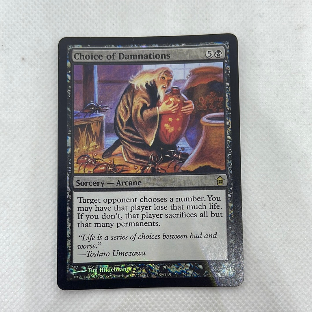 Choice of Damnations - Saviors of Kamigawa FOIL Making Mythic Choice of Damnations - Saviors of Kamigawa FOIL Making Mythic