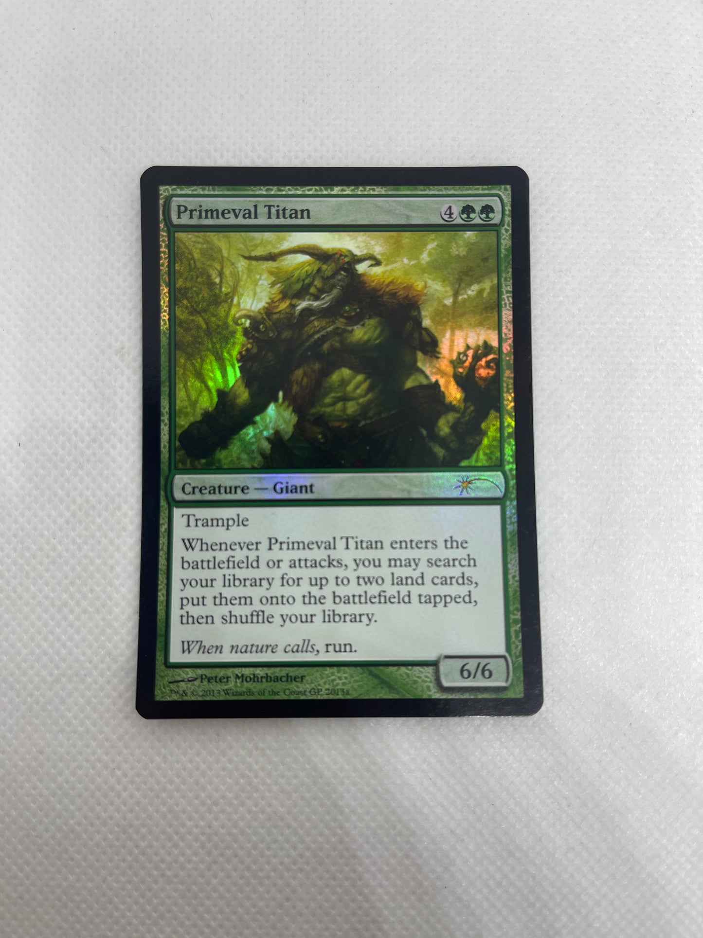 Primeval Titan - Grand Prix Promo #P FOIL