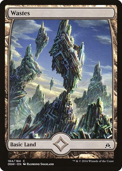 Wastes (184) - Full Art - Oath of the Gatewatch - 184 - FOIL