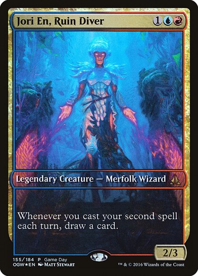 Jori En, Ruin Diver - Game Day & Store Championship Promos - 155 - FOIL