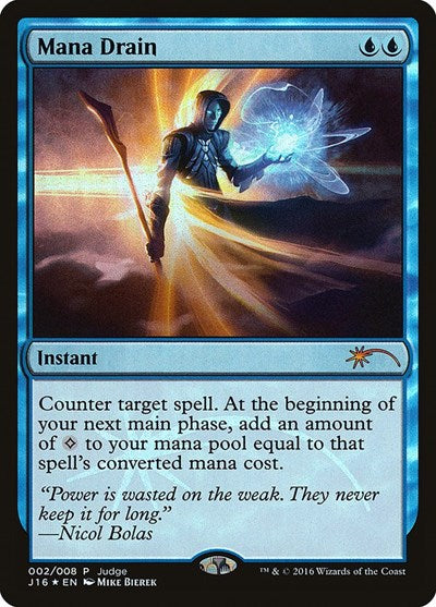 Mana Drain - Judge Promos - 2 - FOIL