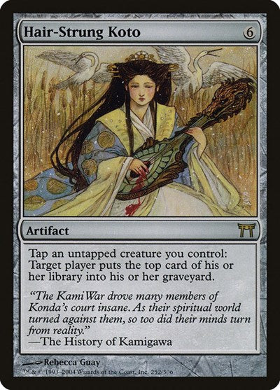 Hair-Strung Koto - Champions of Kamigawa - 252 - FOIL