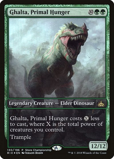 Ghalta, Primal Hunger - Game Day & Store Championship Promos - 130