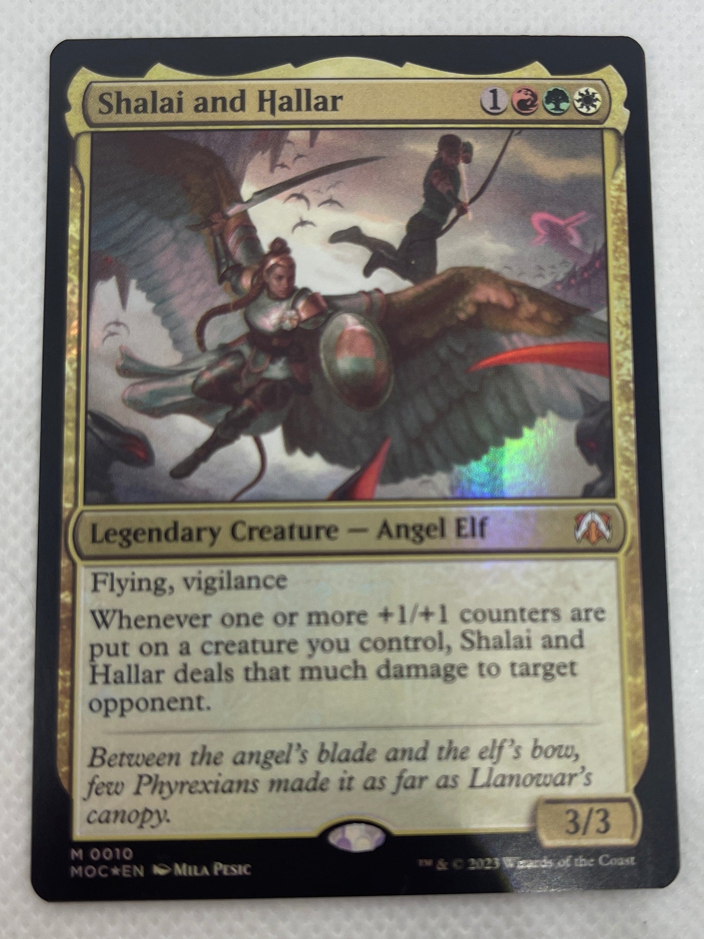 Shallai and Hallar - Commander March of the Machine #0010 FOIL