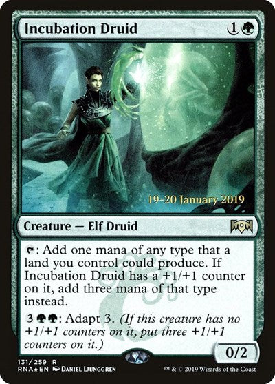 Incubation Druid - Prerelease Cards - 131 - FOIL