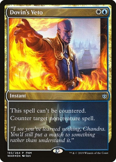 Dovin's Veto - FNM Promos - 193 - FOIL