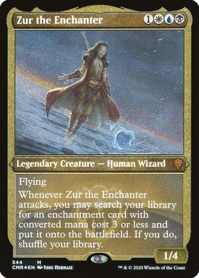 Zur the Enchanter (Foil Etched) - Commander Legends - 544