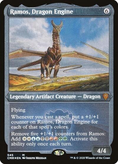 Ramos, Dragon Engine (Foil Etched) - Commander Legends - 545