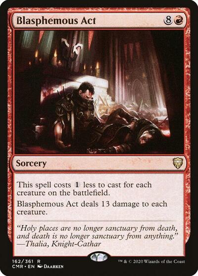 Blasphemous Act - Commander Legends - 162 - FOIL