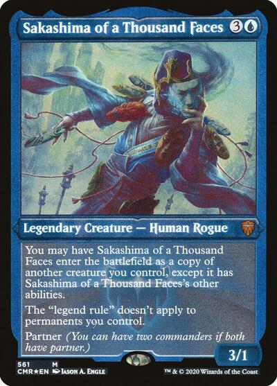 Sakashima of a Thousand Faces (Foil Etched) - Commander Legends - 561