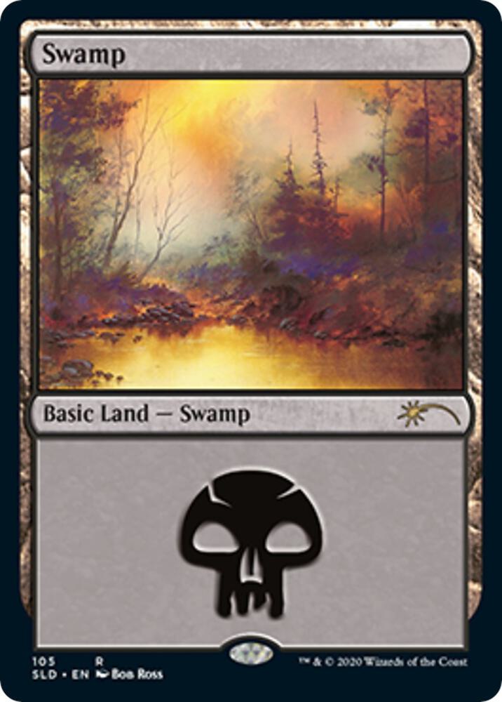Swamp (105) (Bob Ross) - Secret Lair Drop Series - 105 - FOIL