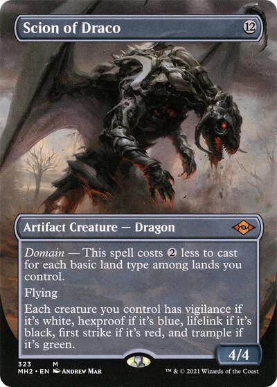 Scion of Draco (Borderless) - Modern Horizons 2 - 323 - FOIL