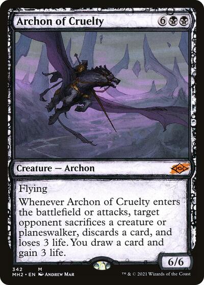 Archon of Cruelty (Showcase) - Modern Horizons 2 - 342 - FOIL