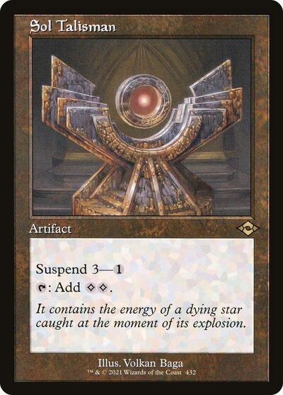 Sol Talisman (Retro Frame) - Modern Horizons 2 - 432 - FOIL