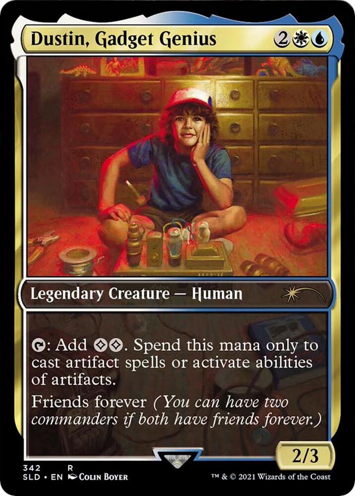 Dustin, Gadget Genius - Secret Lair Drop Series - 342 - FOIL