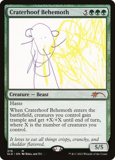 Craterhoof Behemoth (376) - Secret Lair Drop Series - 376