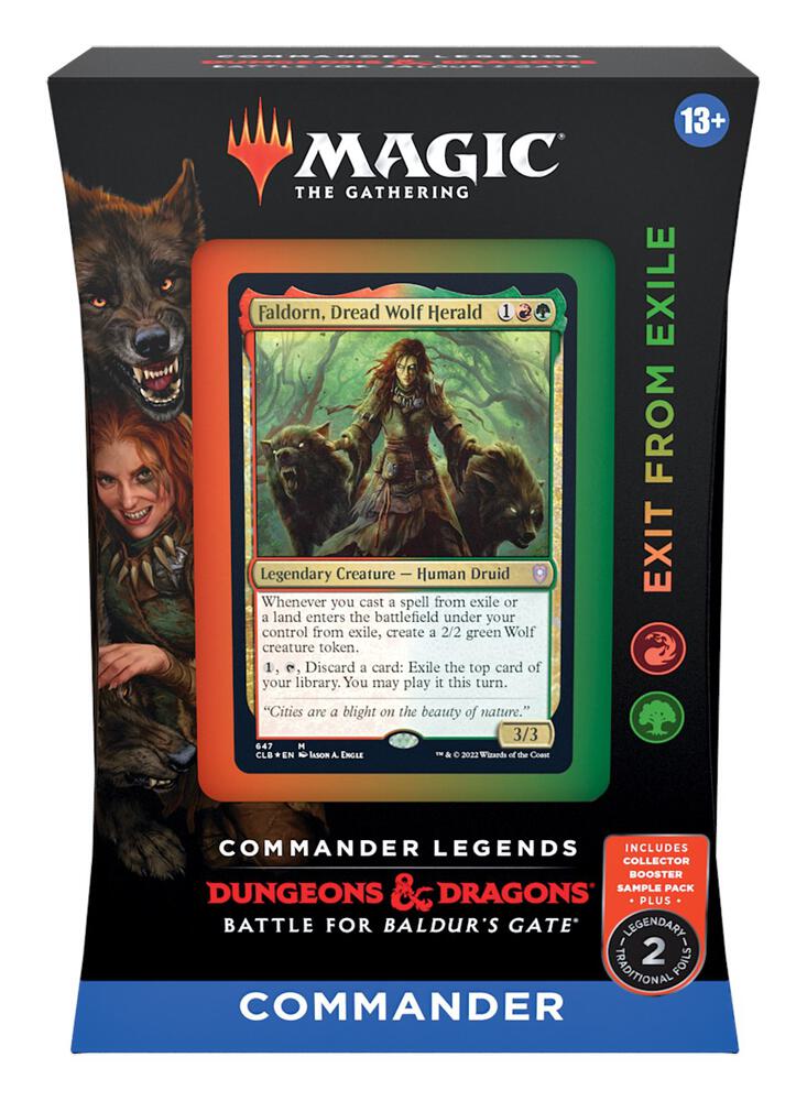Commander Legends: Battle for Baldur's Gate - Exit from Exile Commander Deck - Commander Legends: Battle for Baldur's Gate -