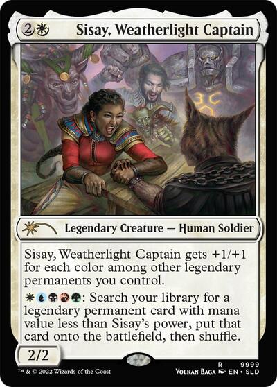 Sisay, Weatherlight Captain - Secret Lair Drop Series - 9999