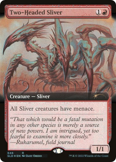 Two-Headed Sliver (Extended Art) - Secret Lair Drop Series - 646 - FOIL