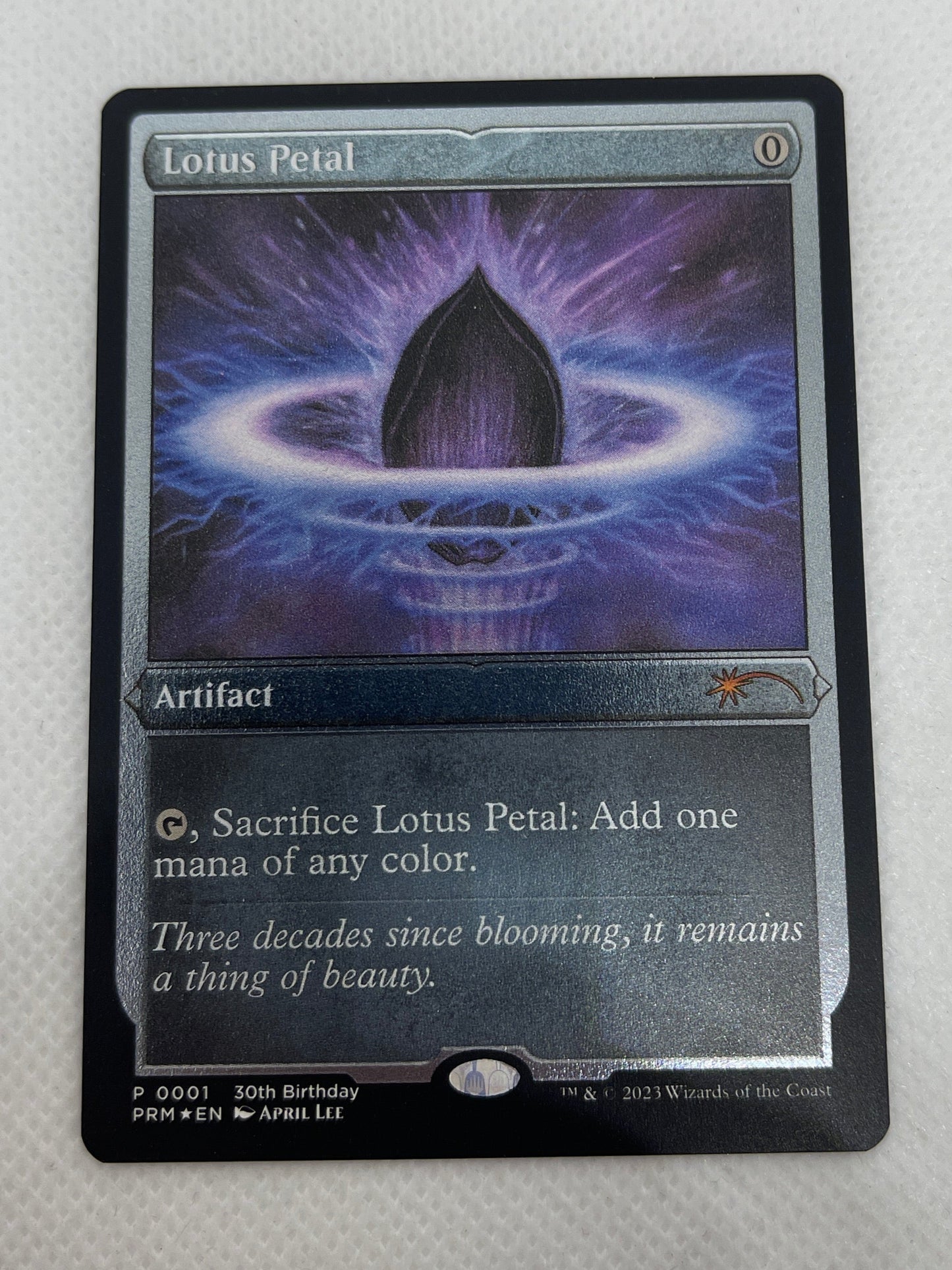 Lotus Petal - 30th Anniversary Promo FOIL ETCHED