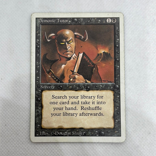 Demonic Tutor - Revised (Third Edition) (MP condition)