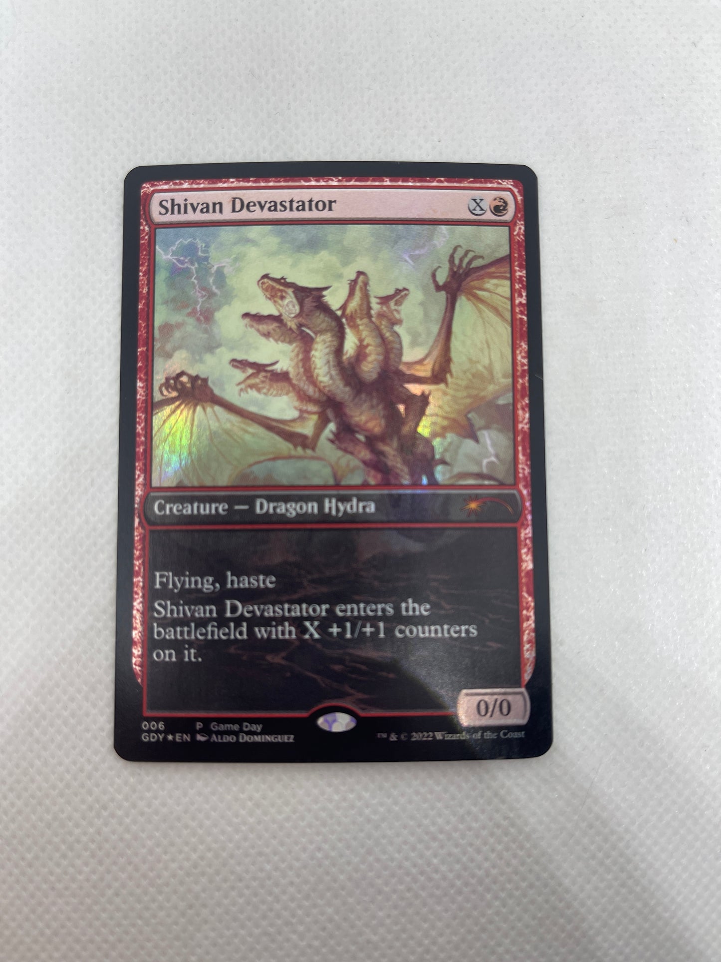 Shivan Devastator - Game Day Promo #006 FOIL