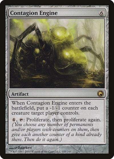 Contagion Engine - Scars of Mirrodin - 145 - FOIL