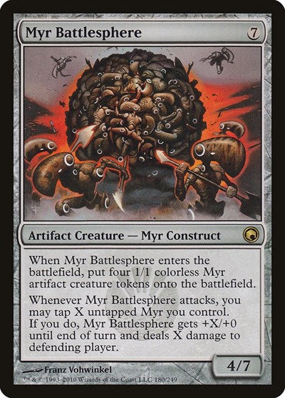 Myr Battlesphere - Scars of Mirrodin - 180 - FOIL