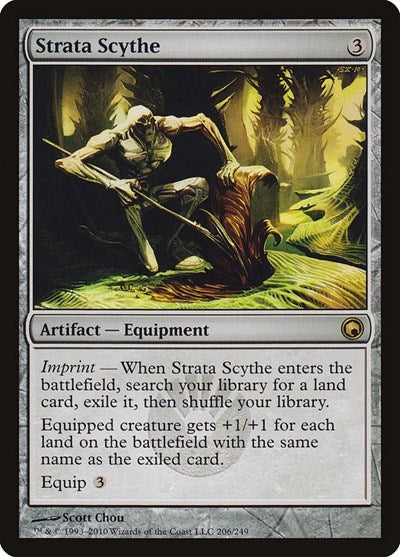 Strata Scythe - Scars of Mirrodin - 206 - FOIL