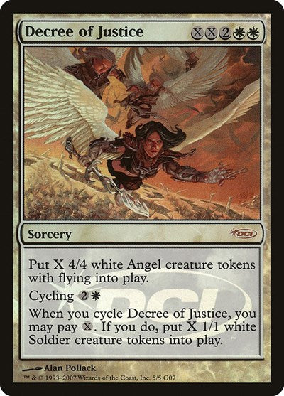 Decree of Justice - Judge Promos - 5 - FOIL