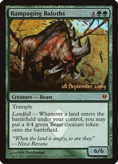 Rampaging Baloths - Prerelease Cards - 178 - FOIL