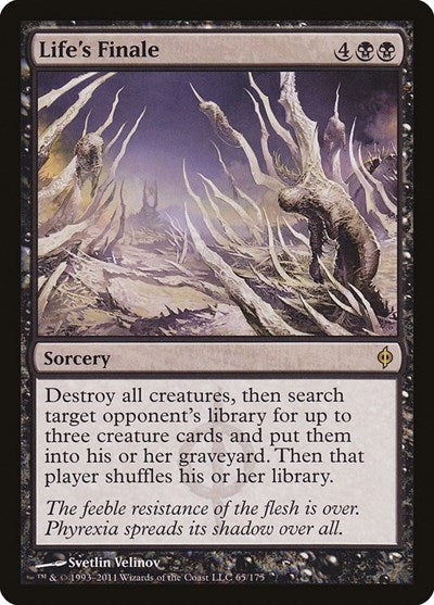 Life's Finale - New Phyrexia - 65 - FOIL