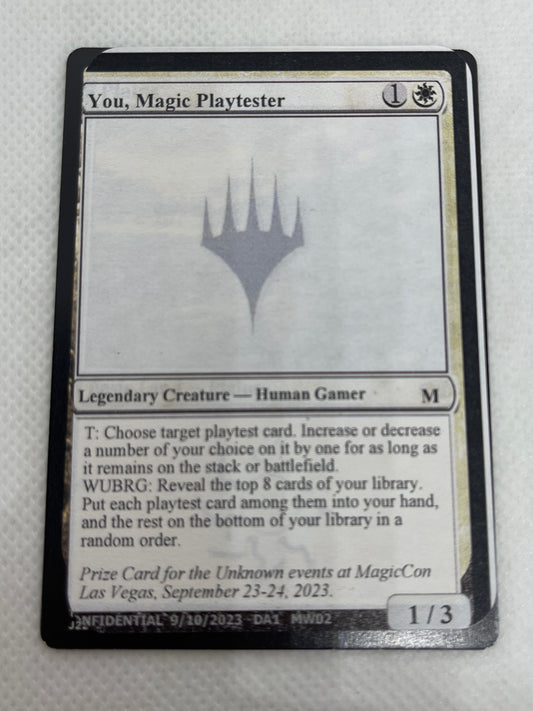 You, Magic Playtester - Un-Known Event Playtest Cards