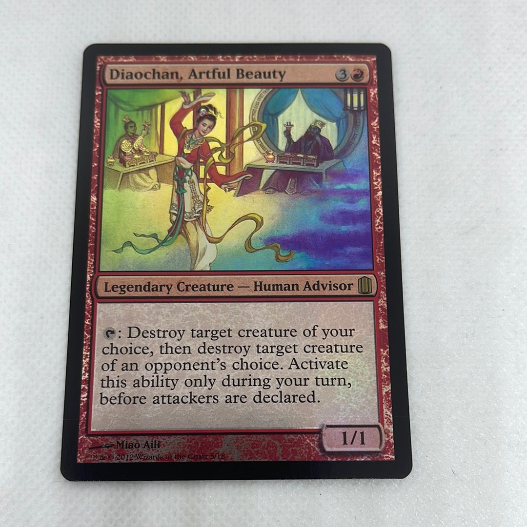 Diaochan, Artful Beauty - Commander's Arsenal Foil Making Mythic Diaochan, Artful Beauty - Commander's Arsenal Foil Making Mythic