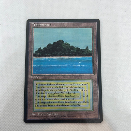 Tropical Island - Foreign Black Bordered GERMAN