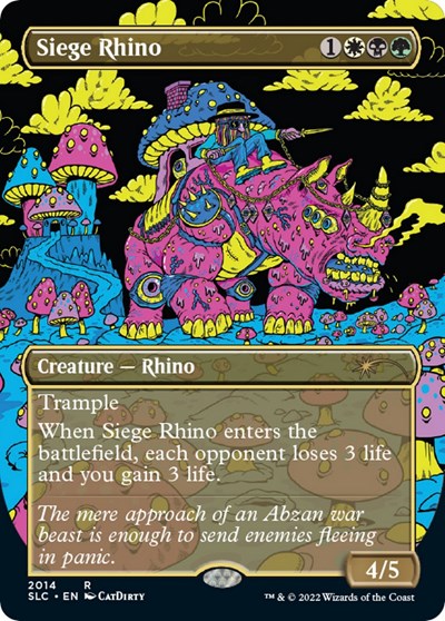 Siege Rhino - Secret Lair Countdown Kit - 2014 - FOIL