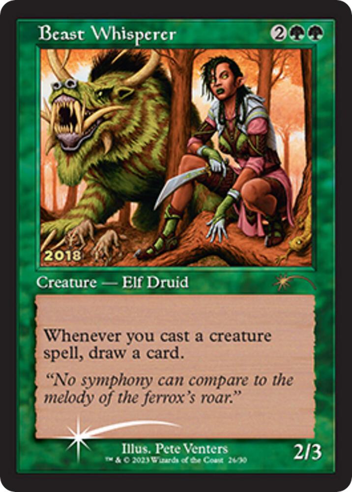 Beast Whisperer - 30th Anniversary Promos - FOIL - 26