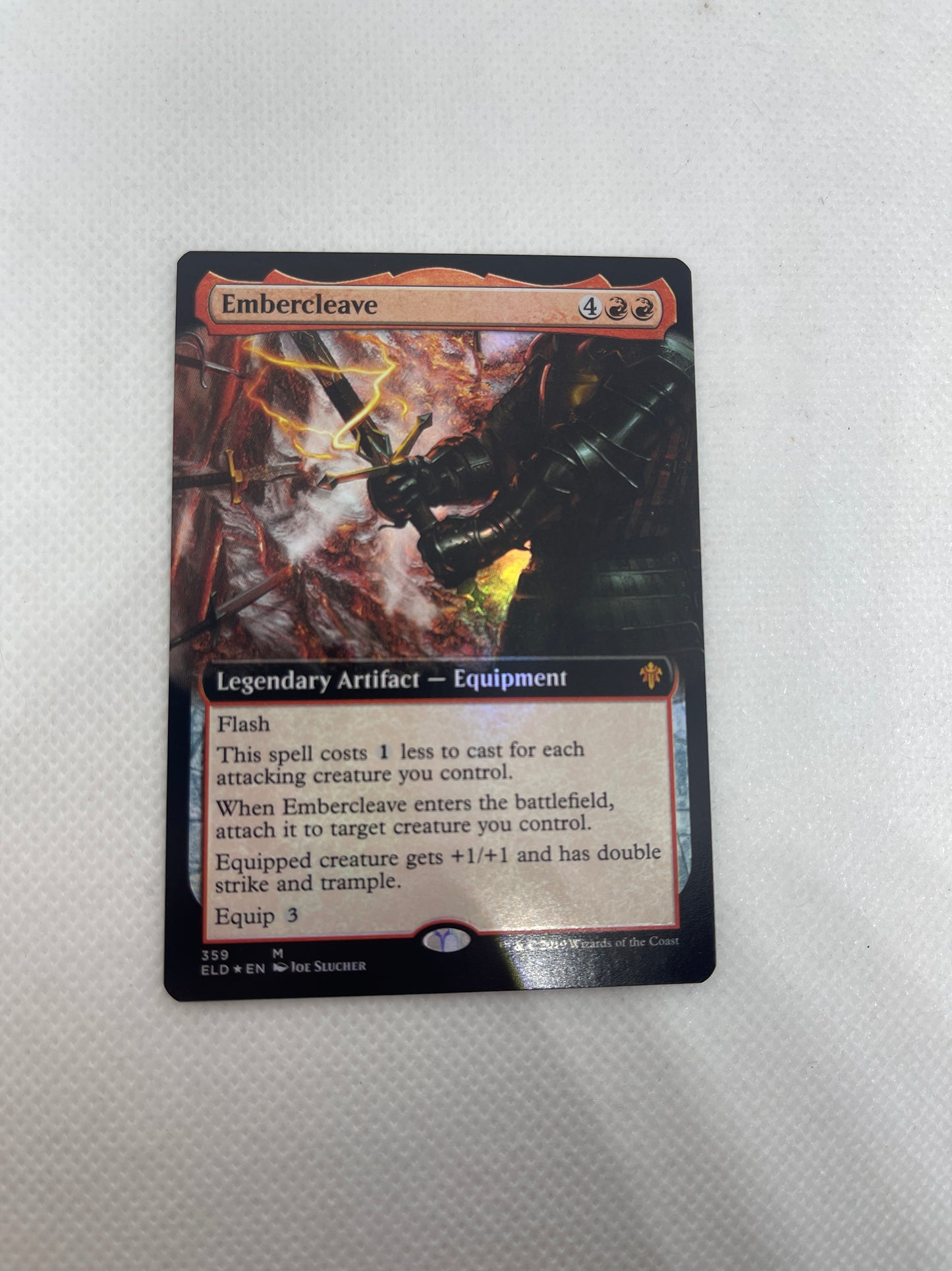 Embercleave - Throne of Eldraine Borderless #359 FOIL