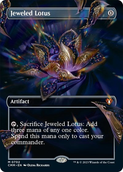 Jeweled Lotus (Borderless) - Commander Masters - 702