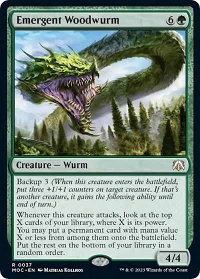 Emergent Woodwurm - Commander: March of the Machine - 37