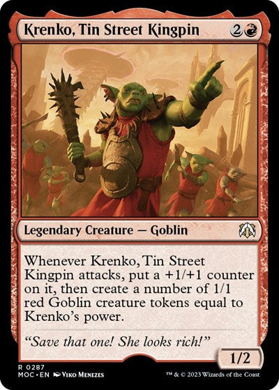 Krenko, Tin Street Kingpin - Commander: March of the Machine - 287