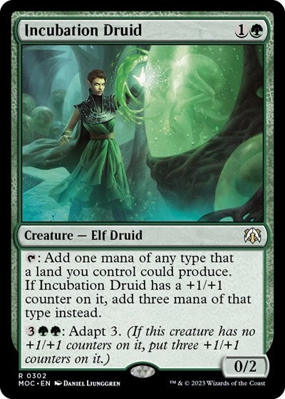 Incubation Druid - Commander: March of the Machine - 302