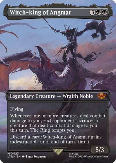 Witch-king of Angmar (Borderless) - Universes Beyond: The Lord of the Rings: Tales of Middle-earth - 423 - FOIL