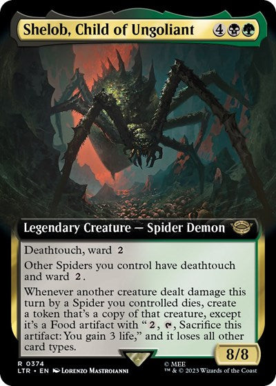Shelob, Child of Ungoliant (Extended Art) - Universes Beyond: The Lord of the Rings: Tales of Middle-earth - 374
