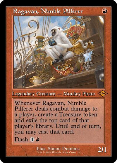 Ragavan, Nimble Pilferer (Retro Frame) - Modern Horizons 2 - 11 - FOIL
