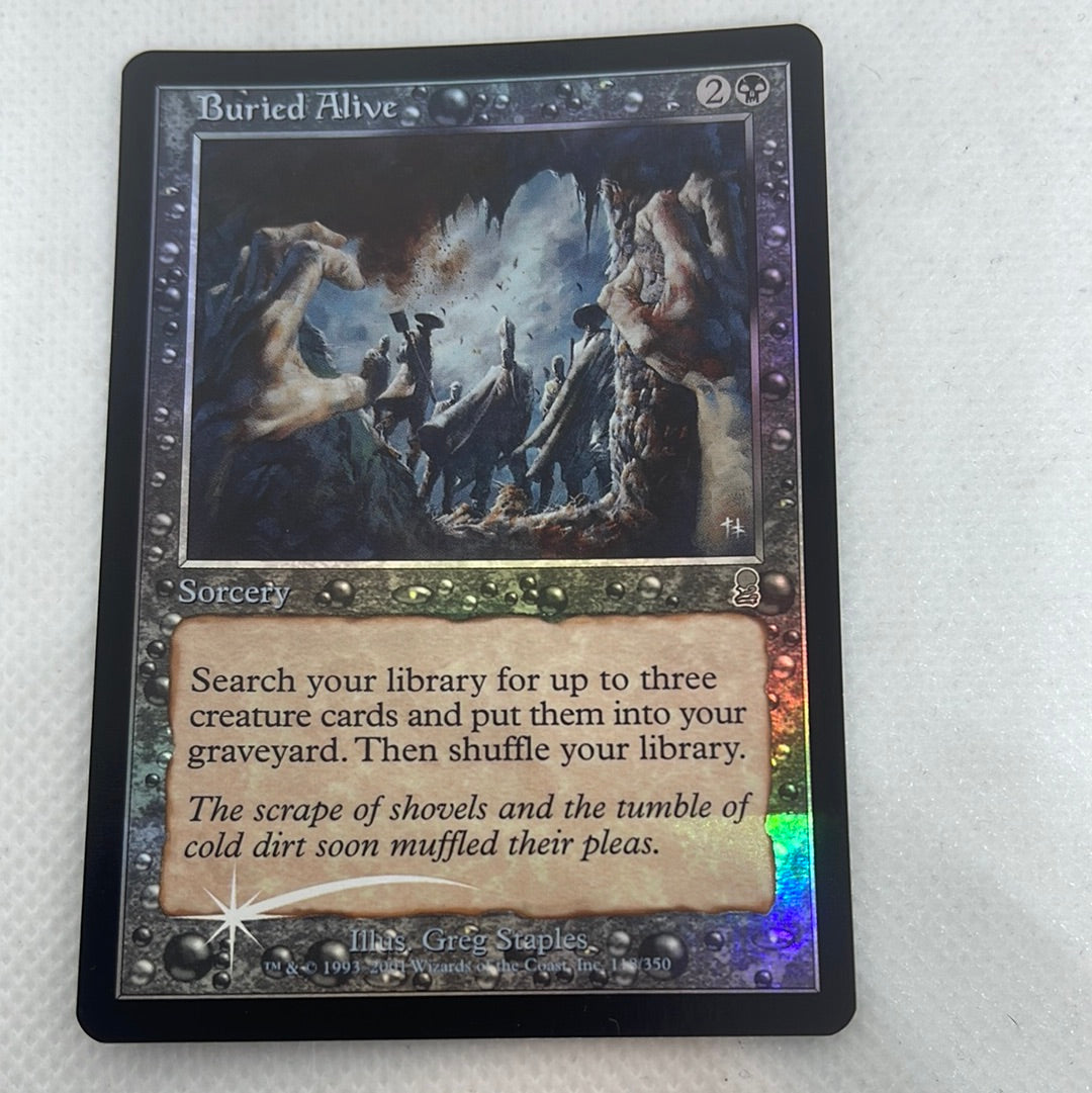 mtg cards like buried alive Cube: Archetype Breakdown: Reanimate and other Cheat in big stuff stuff! put them into your graveyard Similar cards to Entomb |
