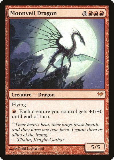 Moonveil Dragon - Dark Ascension - 99 - FOIL
