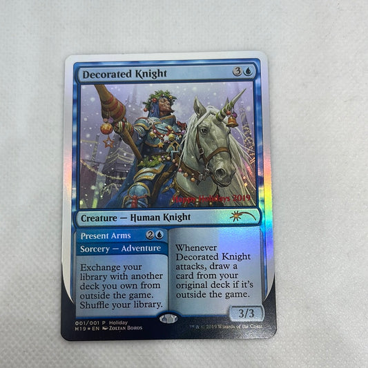 Decorated Knight - WOTC Holiday Promo Foil