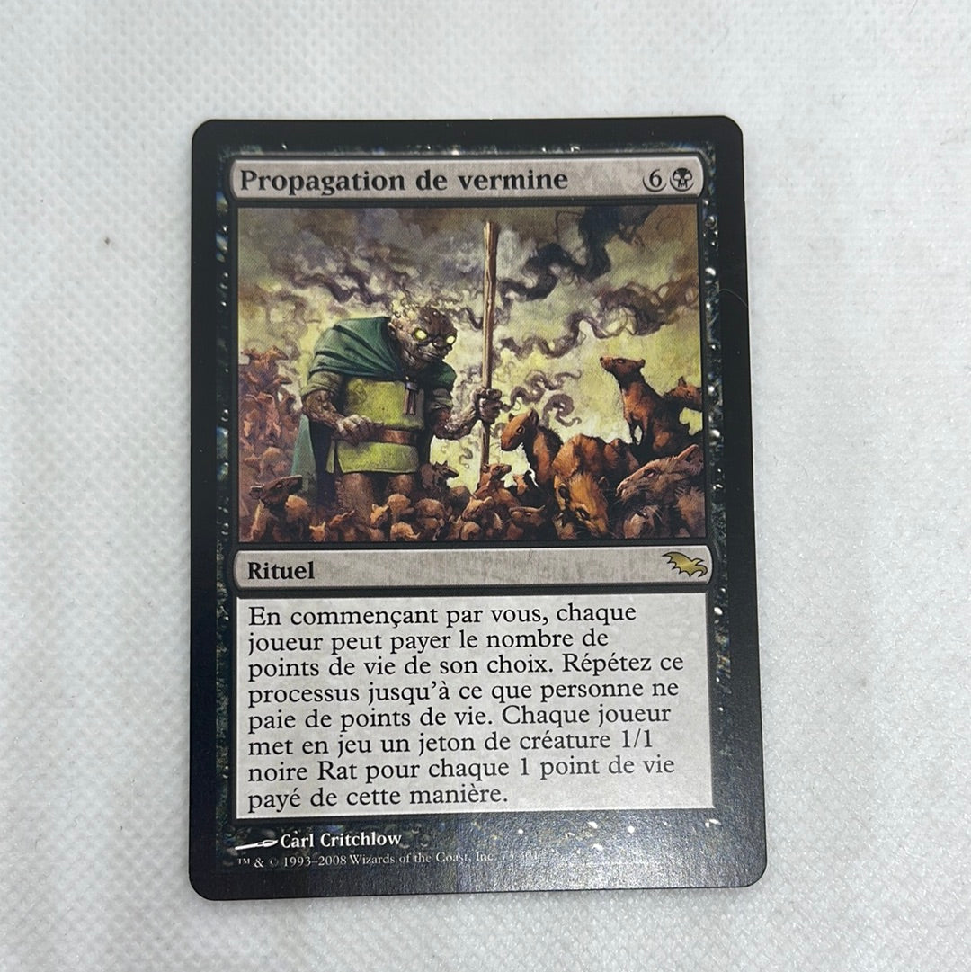 Plague of Vermin - Shadowmoor FRENCH Making Mythic Plague of Vermin - Shadowmoor FRENCH Making Mythic